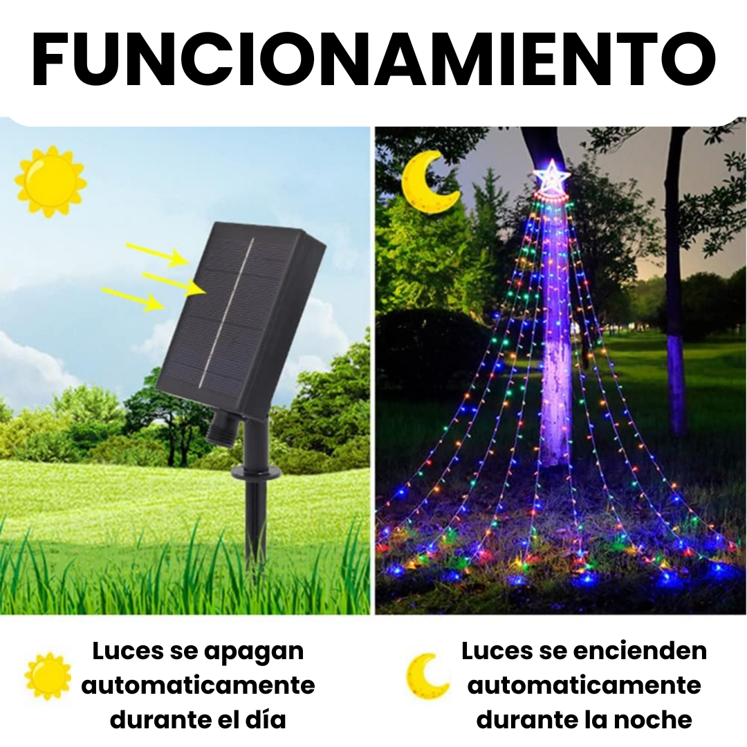 Luces De Navidad Solares