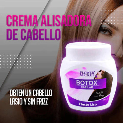 Bótox Capilar Efecto Liso 500ml - Queratina y Colágeno